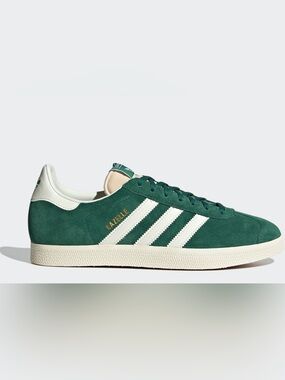 adidas Gazelle Originals Suede Sneakers with White Stripes